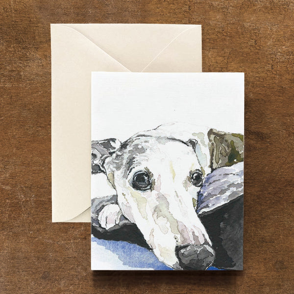 Sassy the Whippet Dog Card
