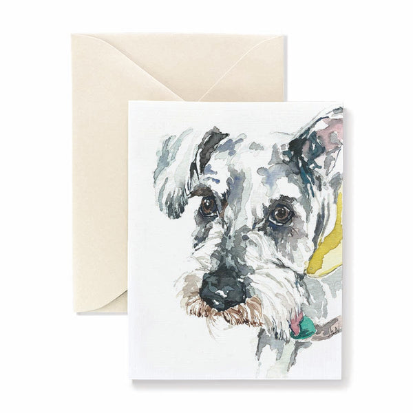Schnauzer Dog Card