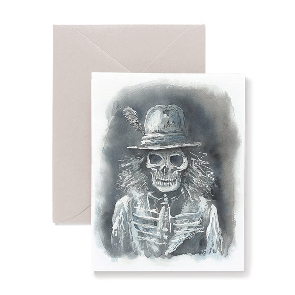 Ghost Skeleton Card