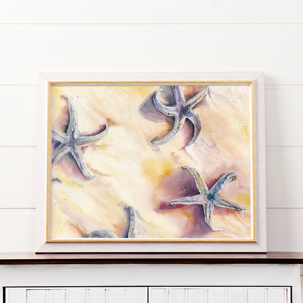 Starfish Watercolor Print