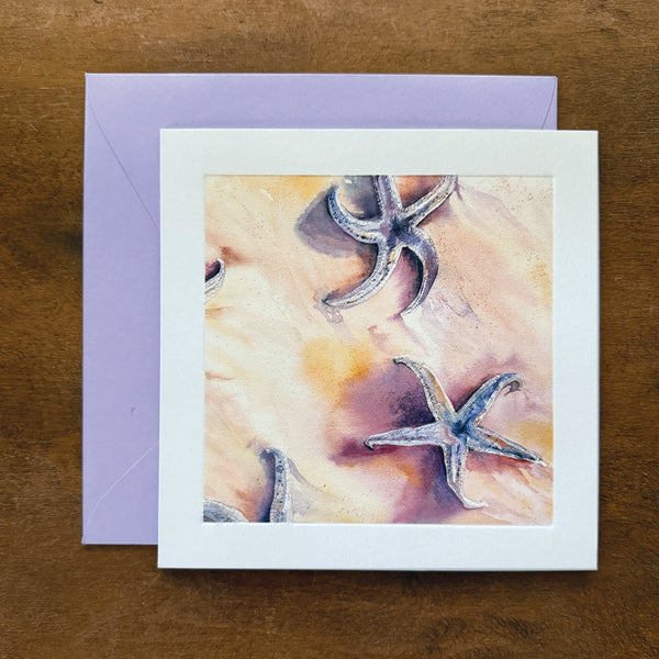Sea Star Embossed Card