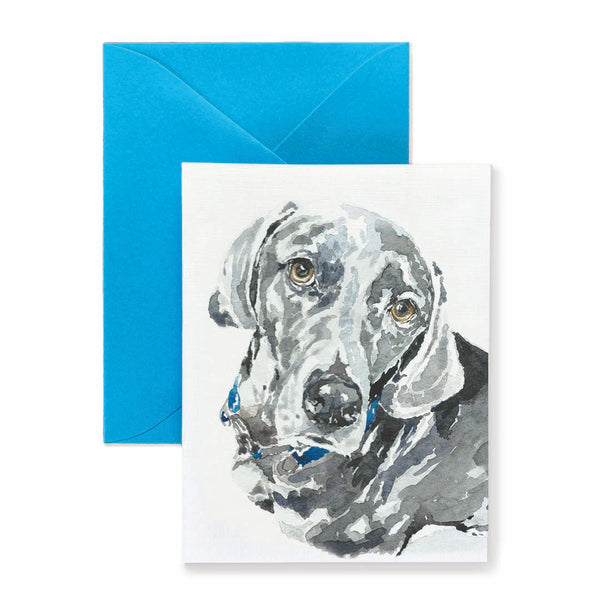Weimaraner Card
