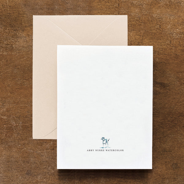 Watson the Basset Hound Dog Card