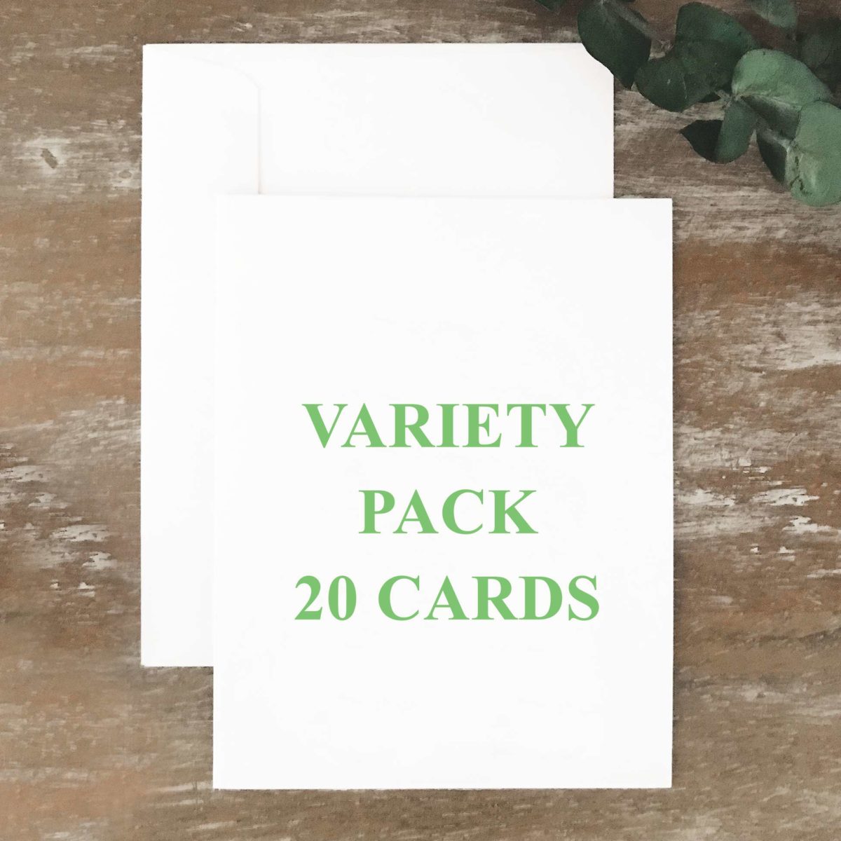 Image of A2 variety pack of greeting cards - 20 pack