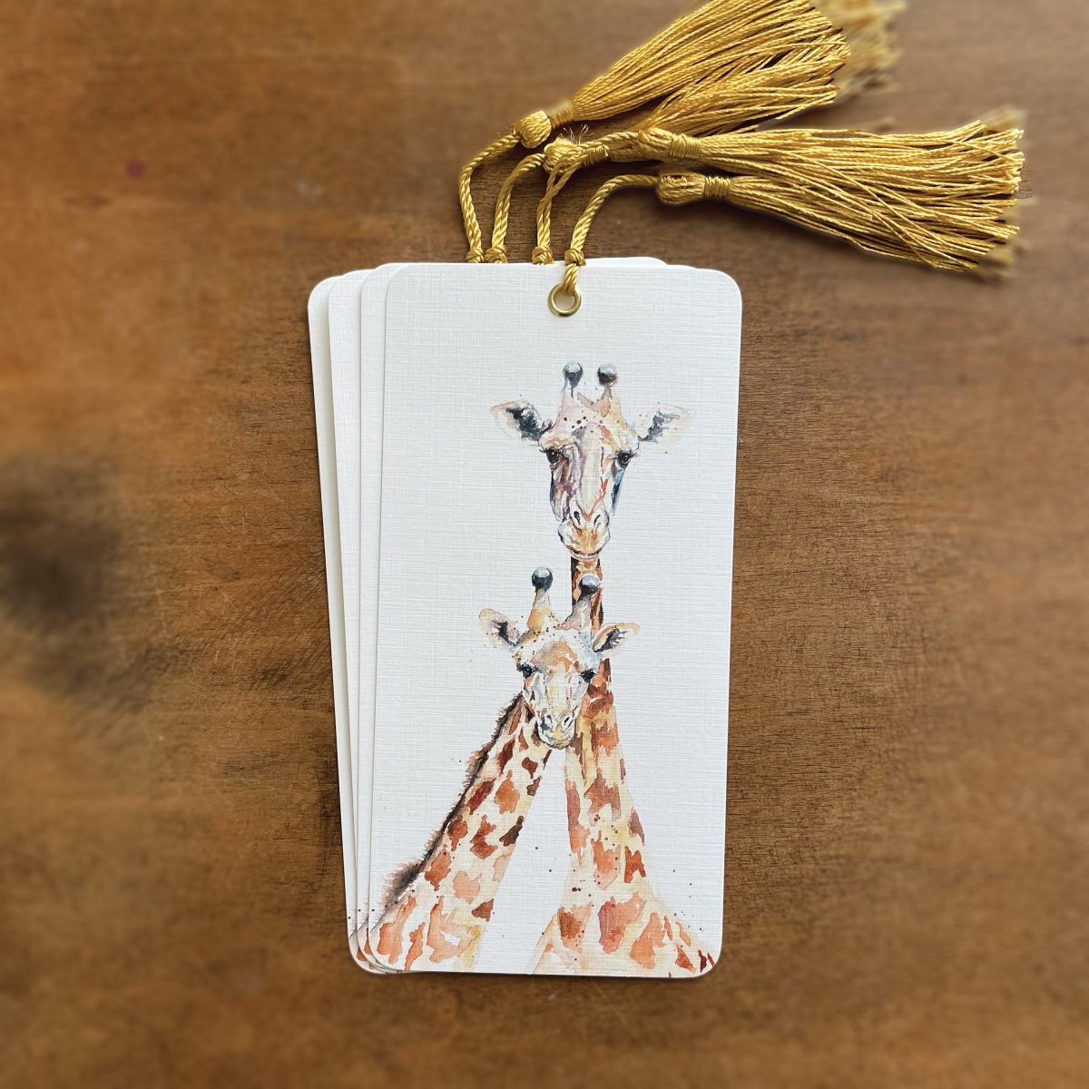 Photo of giraffe bookmark